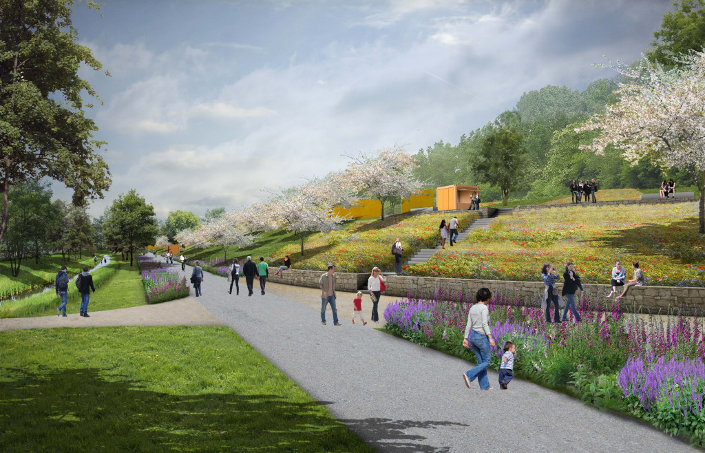 IGA 2017 – Hangterrassen am Kienberg Visualisierung: c. geskes